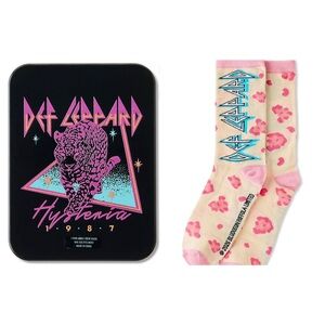 Unisex Def Leppard Band Socks With Collectible Box